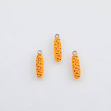 18K Gold PVD French bread baguette charm - Tarnish Resistant