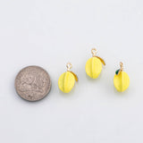 18K Gold PVD Star Fruit starfruit charm - Tarnish Resistant