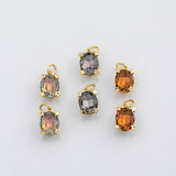 18K Gold PVD Crystal charms charm - Tarnish Resistant