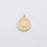 18K Gold PVD Mary saint charm - Tarnish Resistant