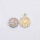18K Gold PVD Mary saint charm - Tarnish Resistant