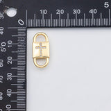 18K Gold PVD Cross connector - Tarnish Resistant