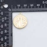 18K Gold PVD Ancient Roman Coin charm - Tarnish Resistant