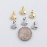 18K Gold PVD Angel fish charm s Charms Charms - Tarnish Resistant