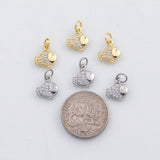 18K Gold PVD Angel fish charm s Charms Charms - Tarnish Resistant
