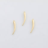 18K Gold PVD Italian horn charm Charms - Tarnish Resistant