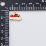 18K Gold PVD Camper car charm s Charms - Tarnish Resistant