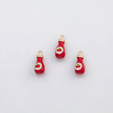 18K Gold pvd Ketchup bottle charm Enamel Charm Charm s Charms - Tarnish Resistant