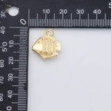 18K Gold PVD Nimo Fish charm Charm s Charms - Tarnish Resistant
