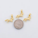18K Gold PVD Horse charm Charm s Charms - Tarnish Resistant