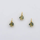 18K Gold PVD Dainty Angel Fish charm s Charms - Tarnish Resistant
