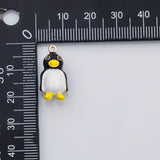 18K Gold PVD 3D Penguin charm enamel charm s Charms - Tarnish Resistant