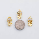 18K Gold PVD Jellyfish Charm ocean beach charms s Charms - Tarnish Resistant
