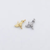 18K Gold PVD Flying Crane Charm Bird Charm Charm s Charms - Tarnish Resistant