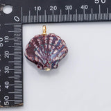 18K Gold PVD Ceramic shell charm - Tarnish Resistant