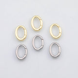 18K Gold PVD Carabiner Push Clasp 10x20mm Charm s Charms - Tarnish Resistant