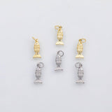 18K Gold PVD Fish charm - Tarnish Resistant