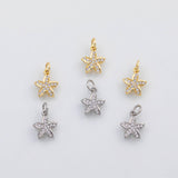 18K Gold PVD Star Starfish star fish charm - Tarnish Resistant