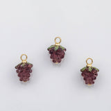 18K Gold PVD Ceramic Grape charm - Tarnish Resistant