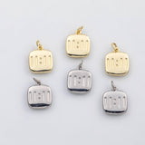 18K Gold PVD Angel Number 1111 11:11 charm - Tarnish Resistant