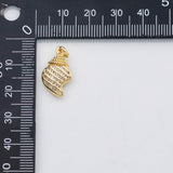 18K Gold PVD Shell charm conch ocean summer charm - Tarnish Resistant