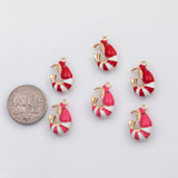 18K Gold PVD Shrimp charm - Tarnish Resistant