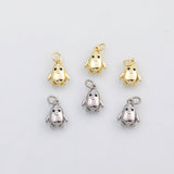 18K Gold PVD Penguin Charm Charm s Charms - Tarnish Resistant
