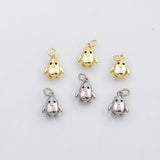 18K Gold PVD Penguin Charm Charm s Charms - Tarnish Resistant