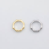 18K Gold PVD Carabiner click clasp charm Charm s Charms - Tarnish Resistant