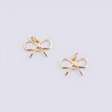 Bow Ribbon Charm Gold PVD Plated Tarnish Resistant