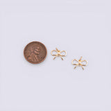 Bow Ribbon Charm Gold PVD Plated Tarnish Resistant