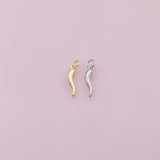 Italian Chili Pepper charm 18k Gold Filled charm bar charms for bracelets and necklaces minimalist cz pave silver for jewelry making diy