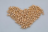 14K Gold Filled Round Beads Spacer Beads for Bracelets Necklace Earrings Jewelry Making Made in USA 100 pcs per order
