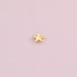 Star Fish Starfish charm 18k Gold Filled charm bar charms for bracelets and necklaces minimalist cz pave silver for jewelry making diy