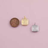 Angel Number 1111 11:11 charm 18k Gold Filled charm bar charms for bracelets and necklaces minimalist cz pave silver for jewelry making diy