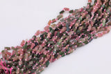 Natural Watermelon Tourmaline Freeform Nugget Beads about 6x7mm or 5x6mm Natural Untreated