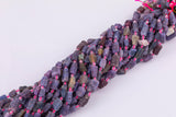 Natural Ruby and Sapphire Beads Corundum Beads Freeform Nugget Beads about 7x10mm Natural Untreated