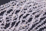 Natural Quartz Clear Quartz Beads Crystal Freeform Raw Nugget Quartz Beads 15.5" Strand Smooth - Looks like Herkimer Diamonds about 6x15mm