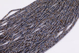 Natural Sapphire Beads Cube Shaped Beads 2mm Beads 15.5" Strands Real Sapphire Untreated Diamond Cut