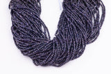 Blue Gold Stone Beads Cube Shaped Goldstone Sandstone Cube Beads 2mm Beads 15.5" Strands