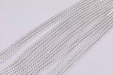 Silver Hematite Cube Beads 3mm 4mm Very Nice Color Beads 15.5" Strands