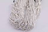 Silver Hematite Cube Beads 3mm 4mm Very Nice Color Beads 15.5" Strands