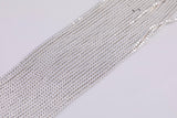 Silver Hematite Cube Beads 3mm 4mm Very Nice Color Beads 15.5" Strands