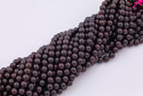 Natural Red Garnet Beads 8mm Round Smooth Beads 15.5" Strands