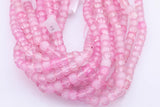 Fire Quartz Beads 10mmBarrel Roundel Shaped Smooth Beads 15.5" Strands Fuchsia Hot Pink Green Red Orange Yellow Blue Purple Cracked Quartz