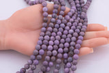Light Wine Jade Beads 8mm Smooth Round 15.5" Loose Beads Dyed Jade