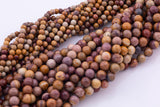 Sunset Mookaite Beads 6mm 8mm 10mm Smooth Round 15.5" Loose Beads Natural Untreated