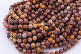 Sunset Mookaite Beads 6mm 8mm 10mm Smooth Round 15.5" Loose Beads Natural Untreated