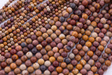 Sunset Mookaite Beads 6mm 8mm 10mm Smooth Round 15.5" Loose Beads Natural Untreated