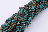 Natural Turquoise Freeform Nugget Beads about 12mm Heishi Roundel Smooth Round 15.5" Loose Beads Natural Untreated